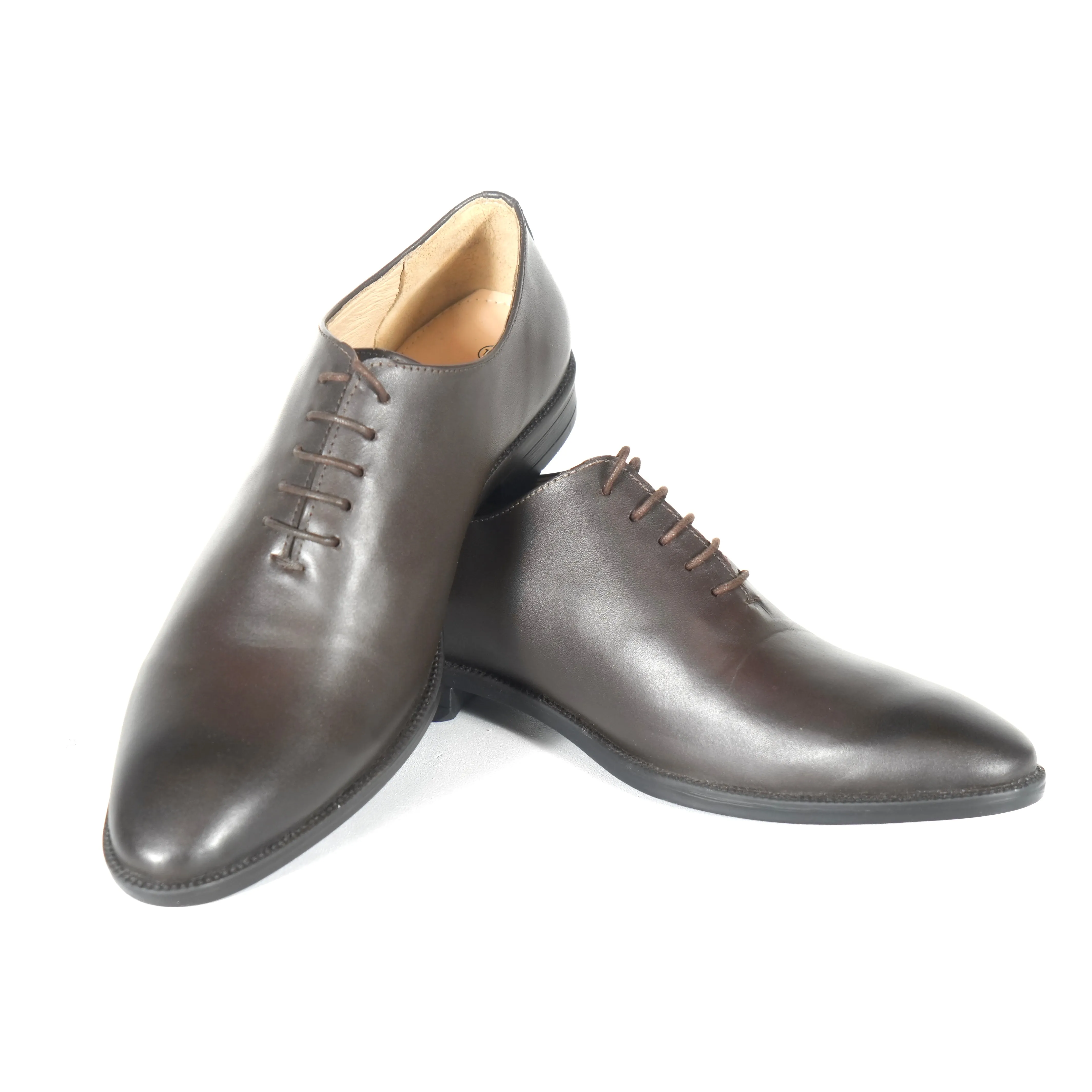 Dagga Black / Brown Formal Wholecut Leather Shoes for Men