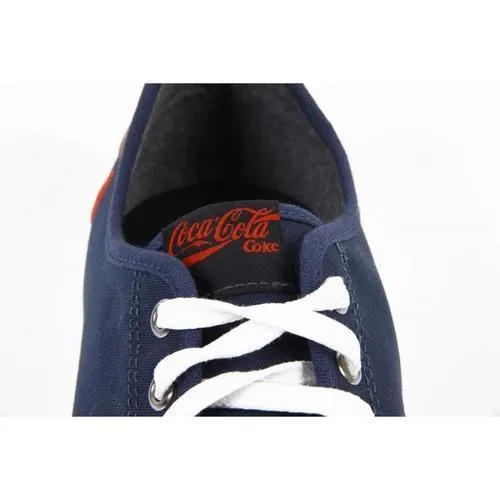 Dark Blue 43 EUR - 10 US Coca Cola mens sneakers CCA0719 TALKER PETROLE