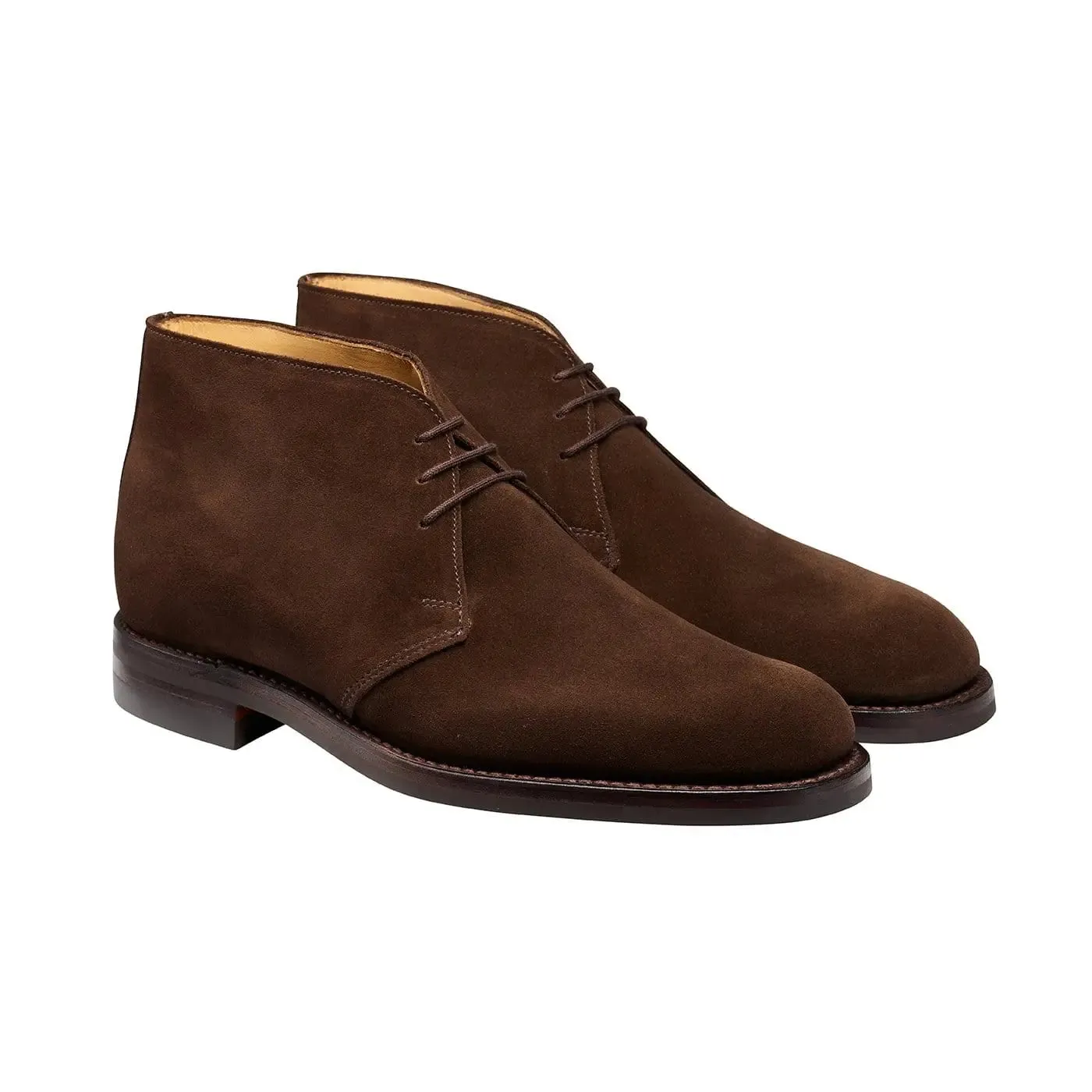 Dark Brown Chiltern Suede Chukka Boots