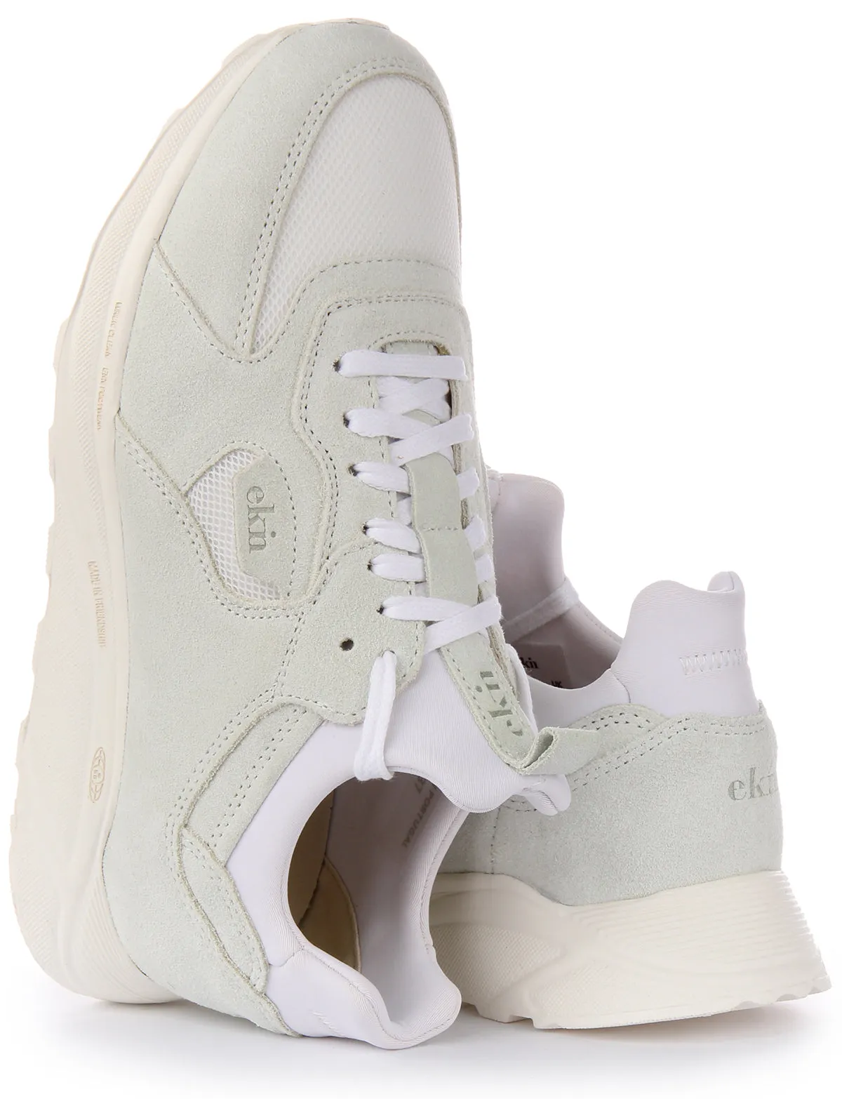 Ekn Larch Trainer In Light Grey