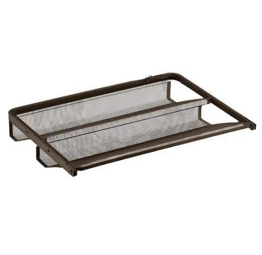 Elfa Gliding Shoe Shelf Mesh 605 x 430mm Graphite