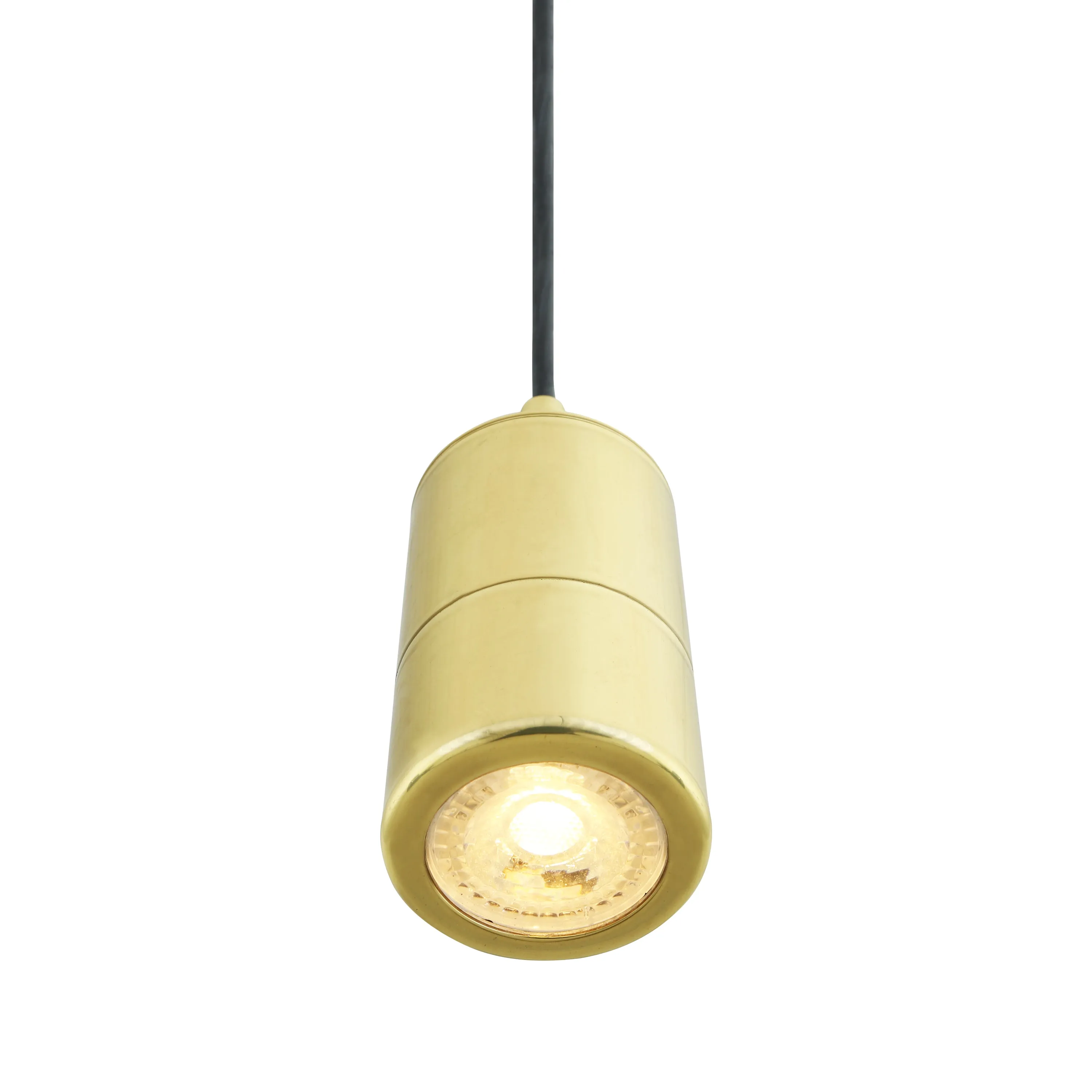 Ennis Brass Spot Pendant Light