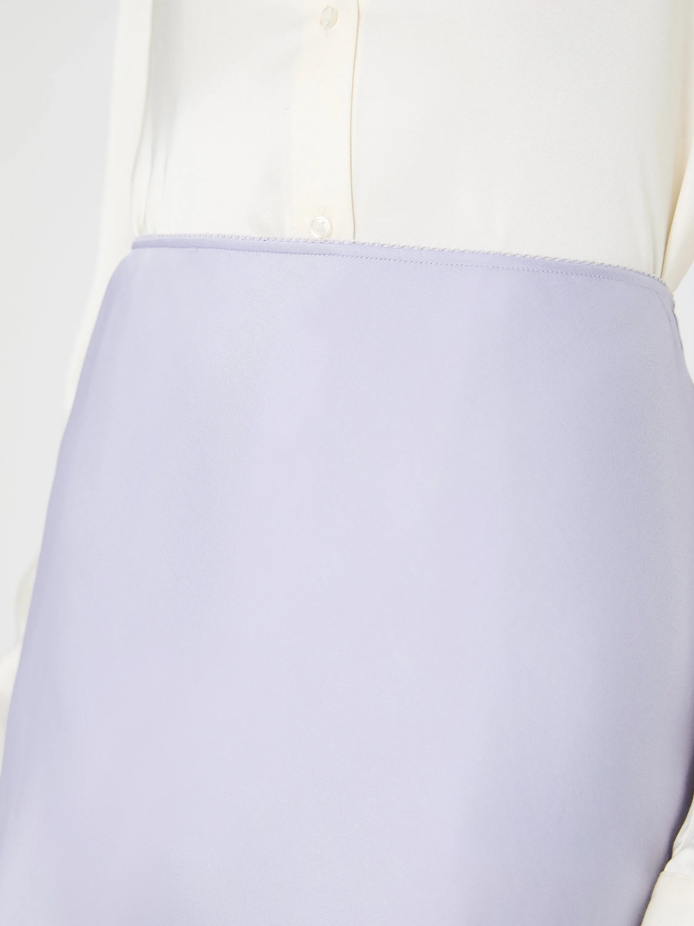 Ennis Satin Flared Mini Skirt