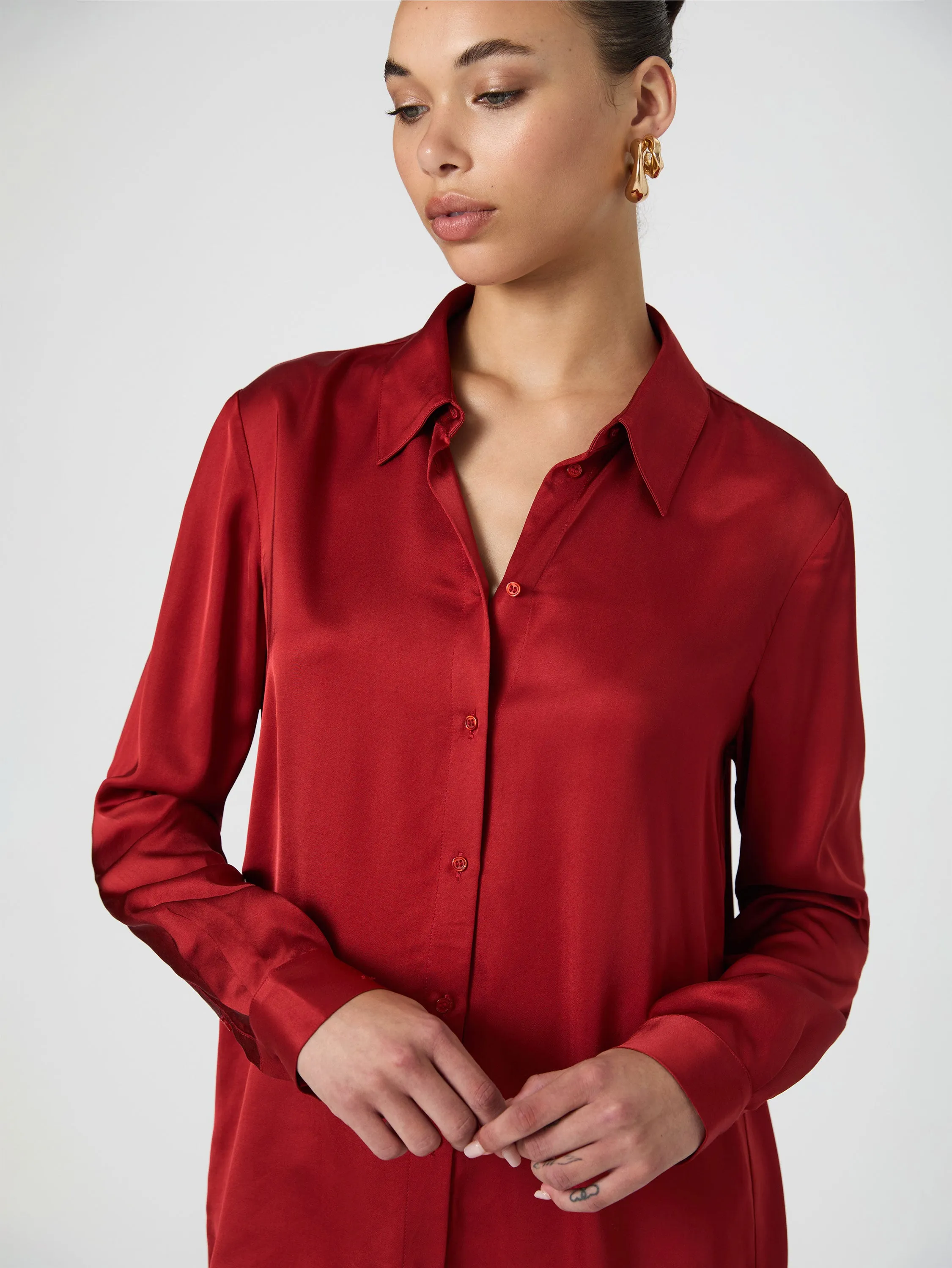 Ennis Satin Shirt