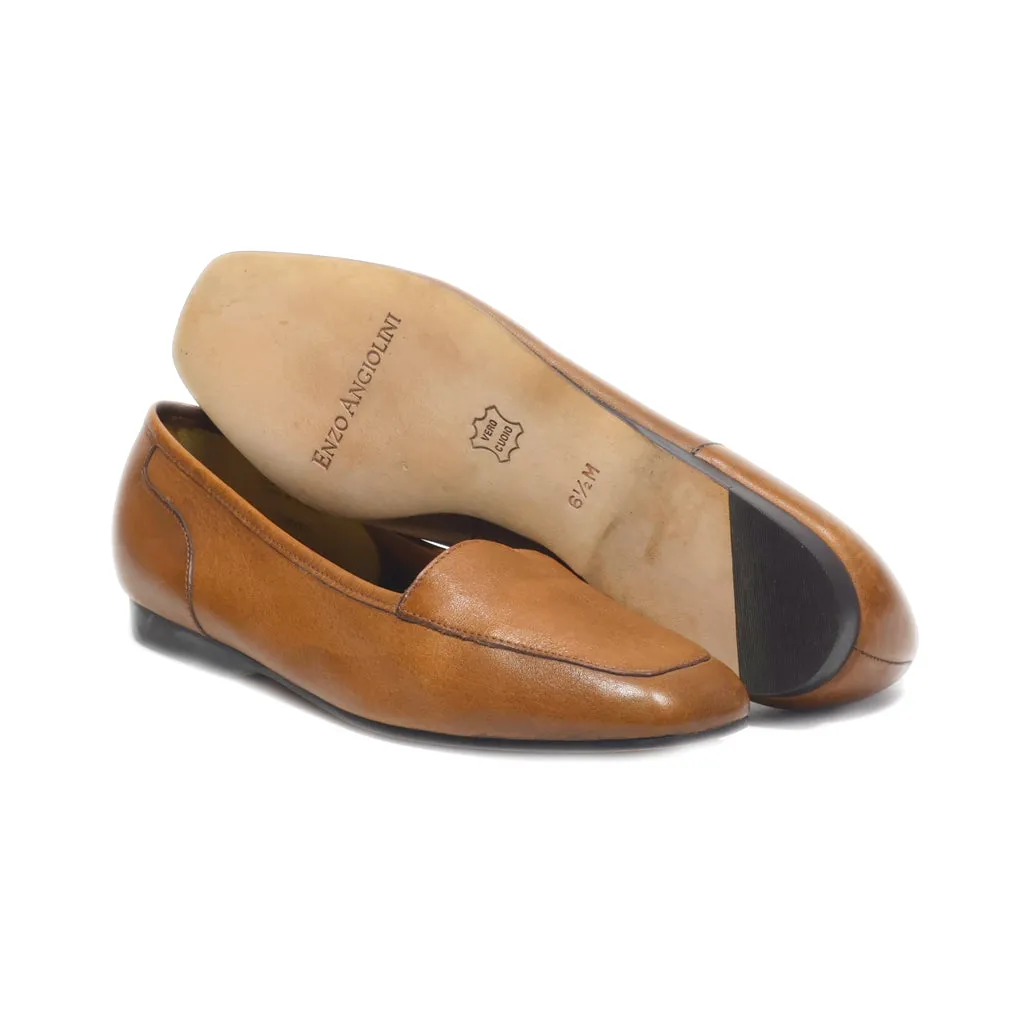 Enzo Angiolini Mules Leather Brown Colour For Women