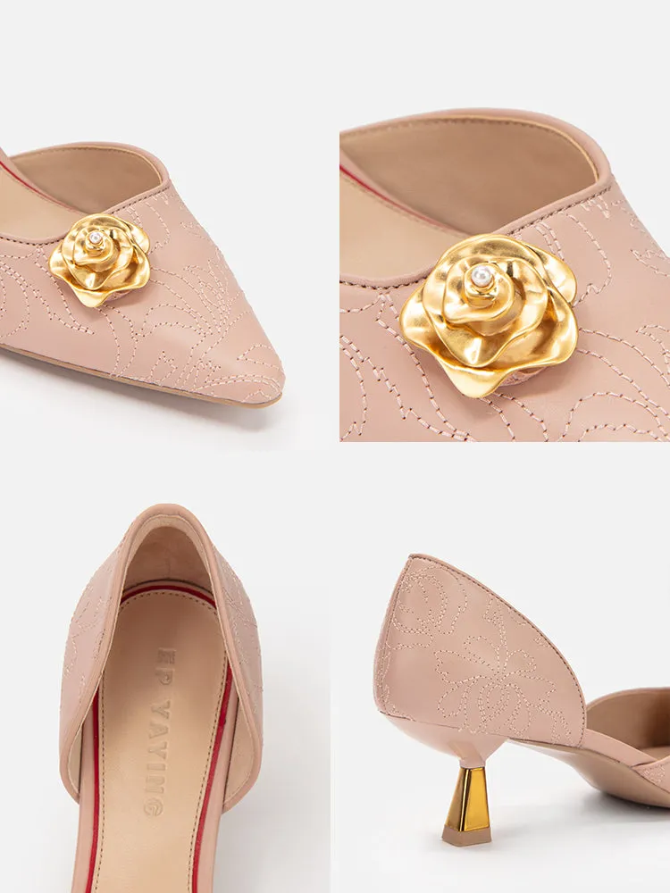 EP YAYING Peony Petal Shoes