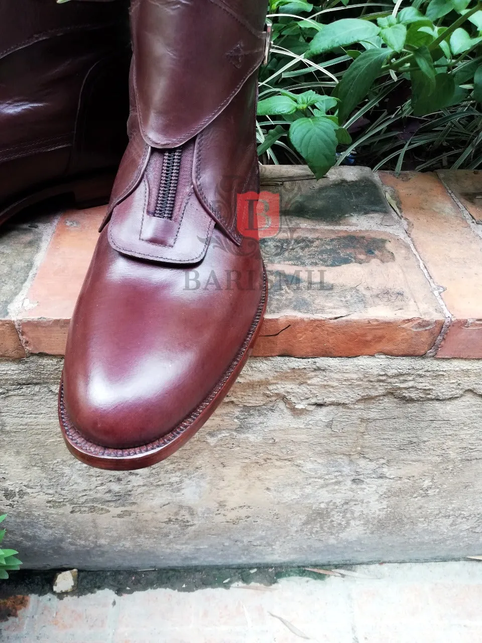 Equestrian - Brown Leather Riding Boots