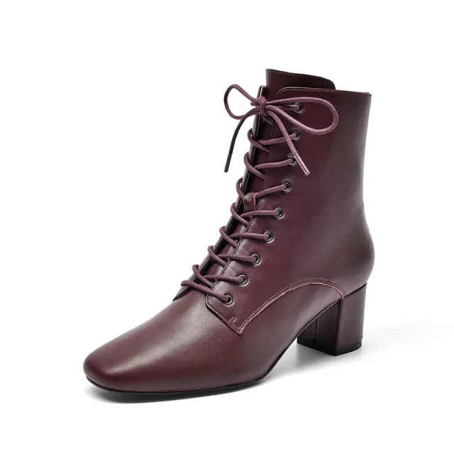 Eugene Women's Elegant Leather Ankle Boots