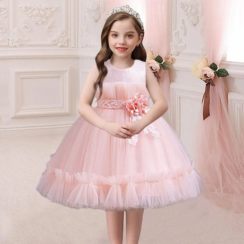 Exquisite Floral Children's Gown