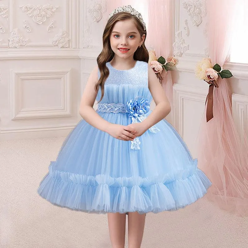 Exquisite Floral Children's Gown