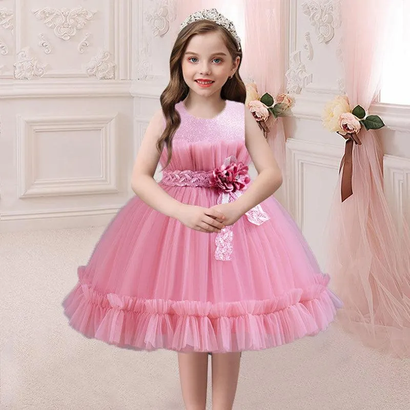 Exquisite Floral Children's Gown