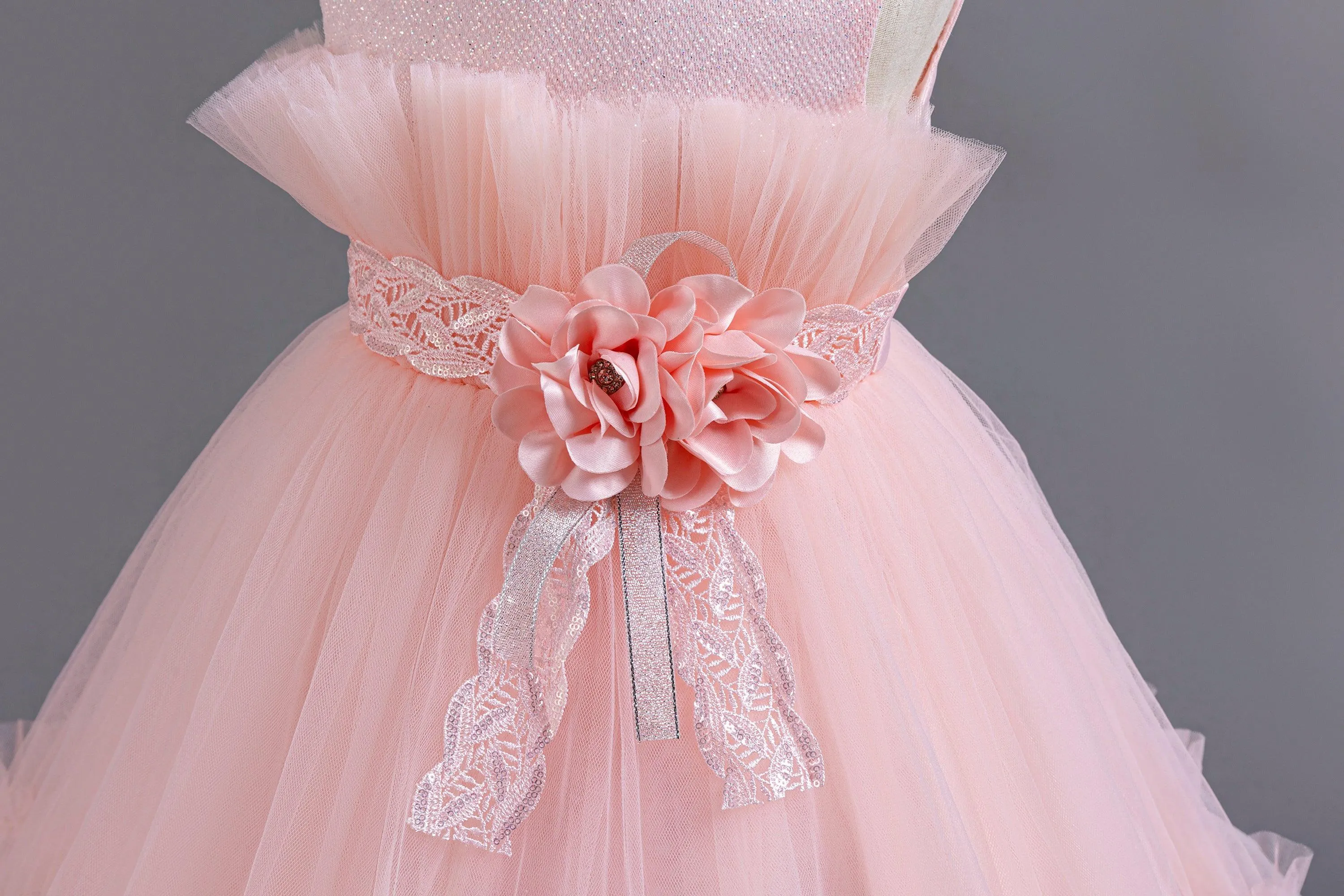 Exquisite Floral Children's Gown