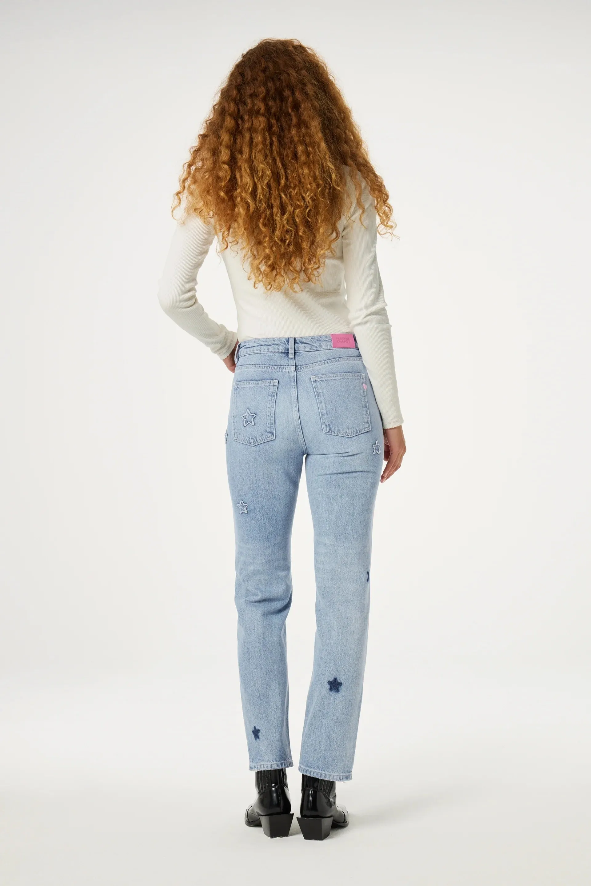 Fabienne Chapot Lola Straight Jeans Vintage Light Blue