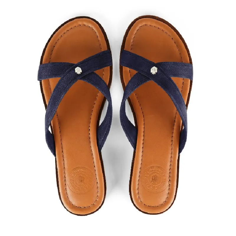 Fairfax & Favor Holkham Ladies Sandal - Navy