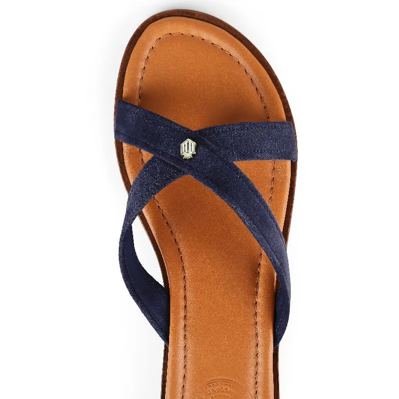 Fairfax & Favor Holkham Ladies Sandal - Navy