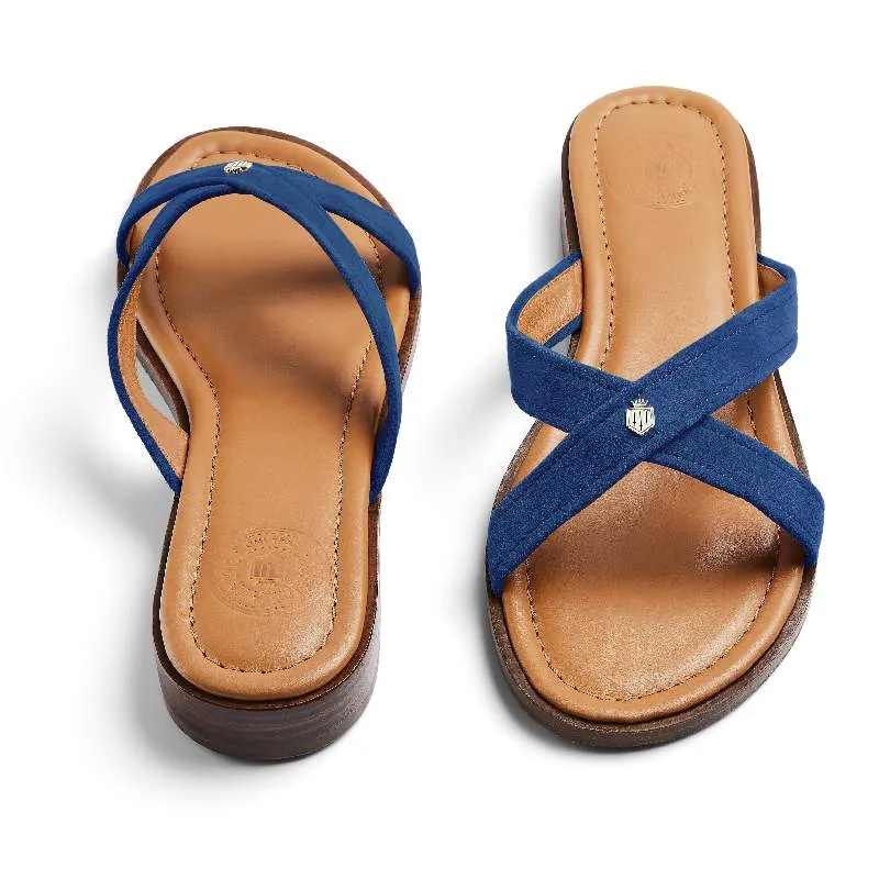 Fairfax & Favor Holkham Ladies Sandal - Porto Blue