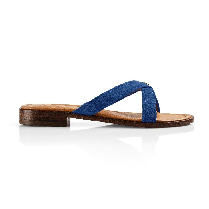 Fairfax & Favor Holkham Ladies Sandal - Porto Blue