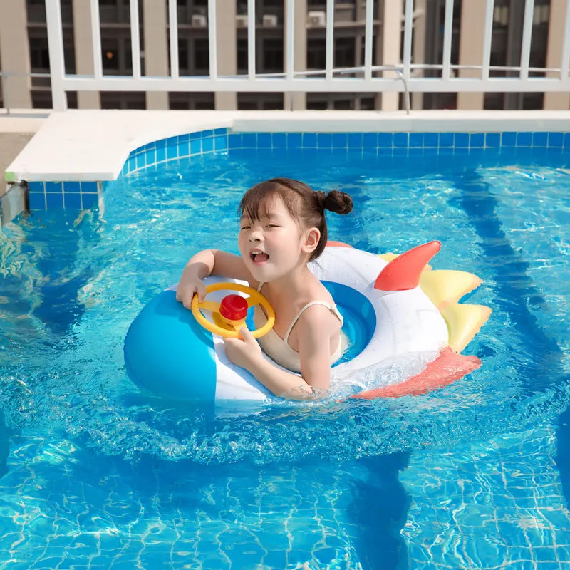 Flying Boat Motorboat Swimming Circle For Children | Brodtica.com