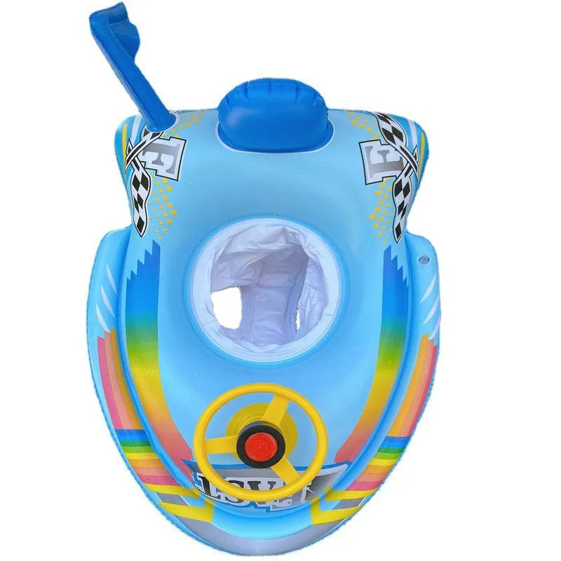 Flying Boat Motorboat Swimming Circle For Children | Brodtica.com