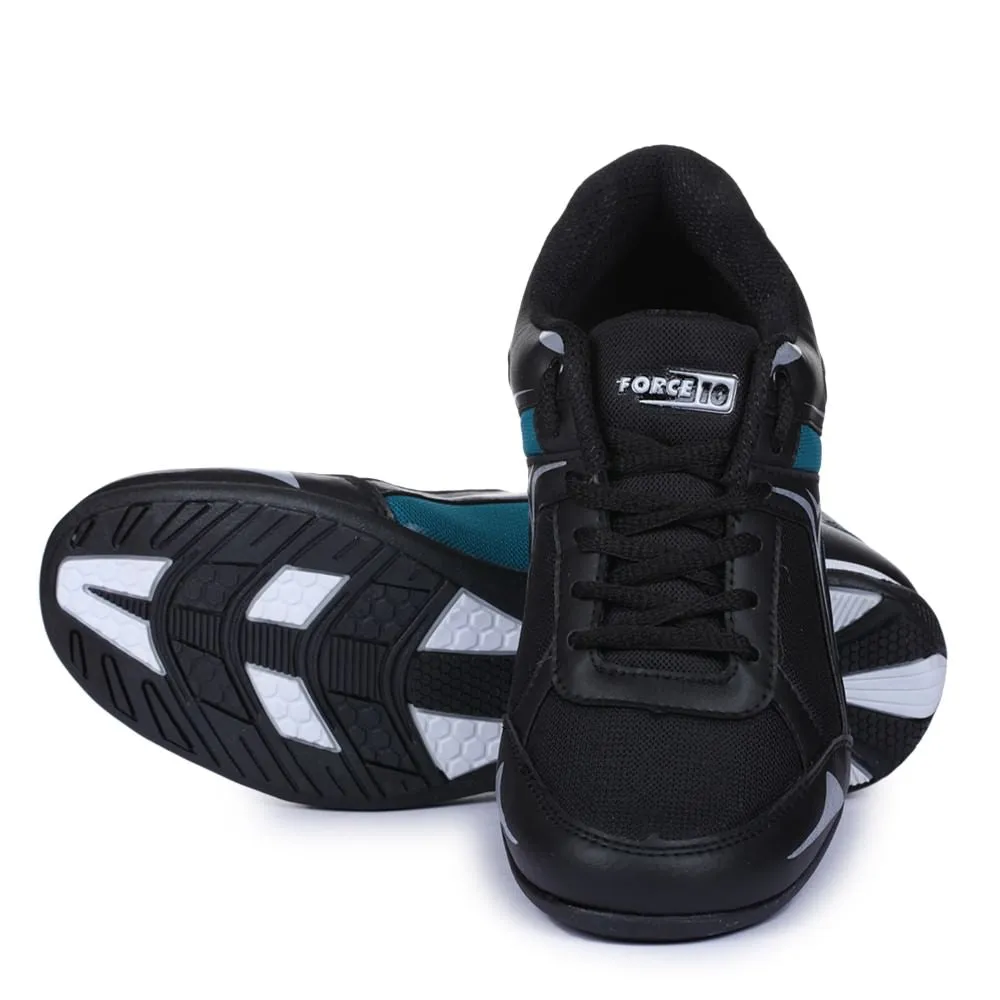 Force 10 Men's Black Sports Lacing (LS-2005)