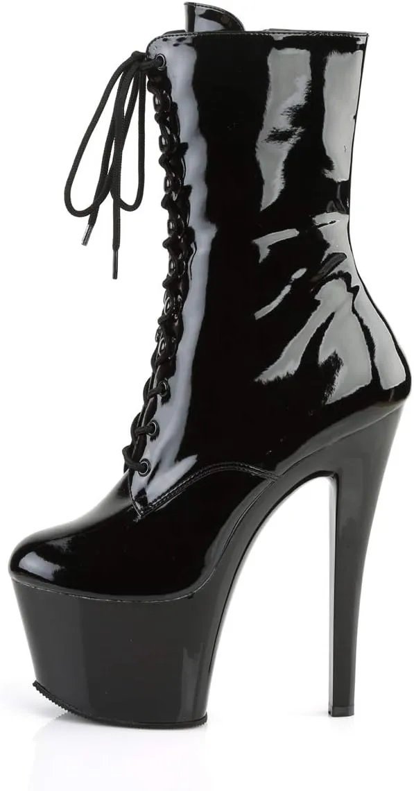 Front ankle boots with laces