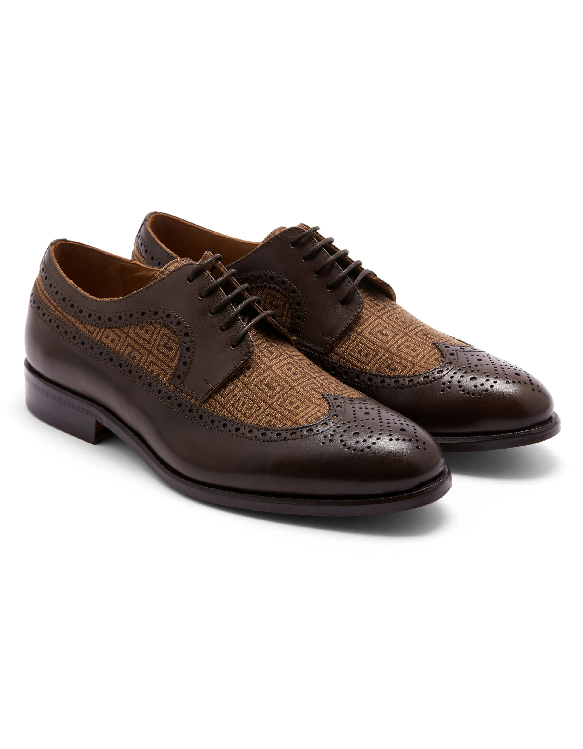 GB Monogram Longwing Brogues GOLD COLLECTION