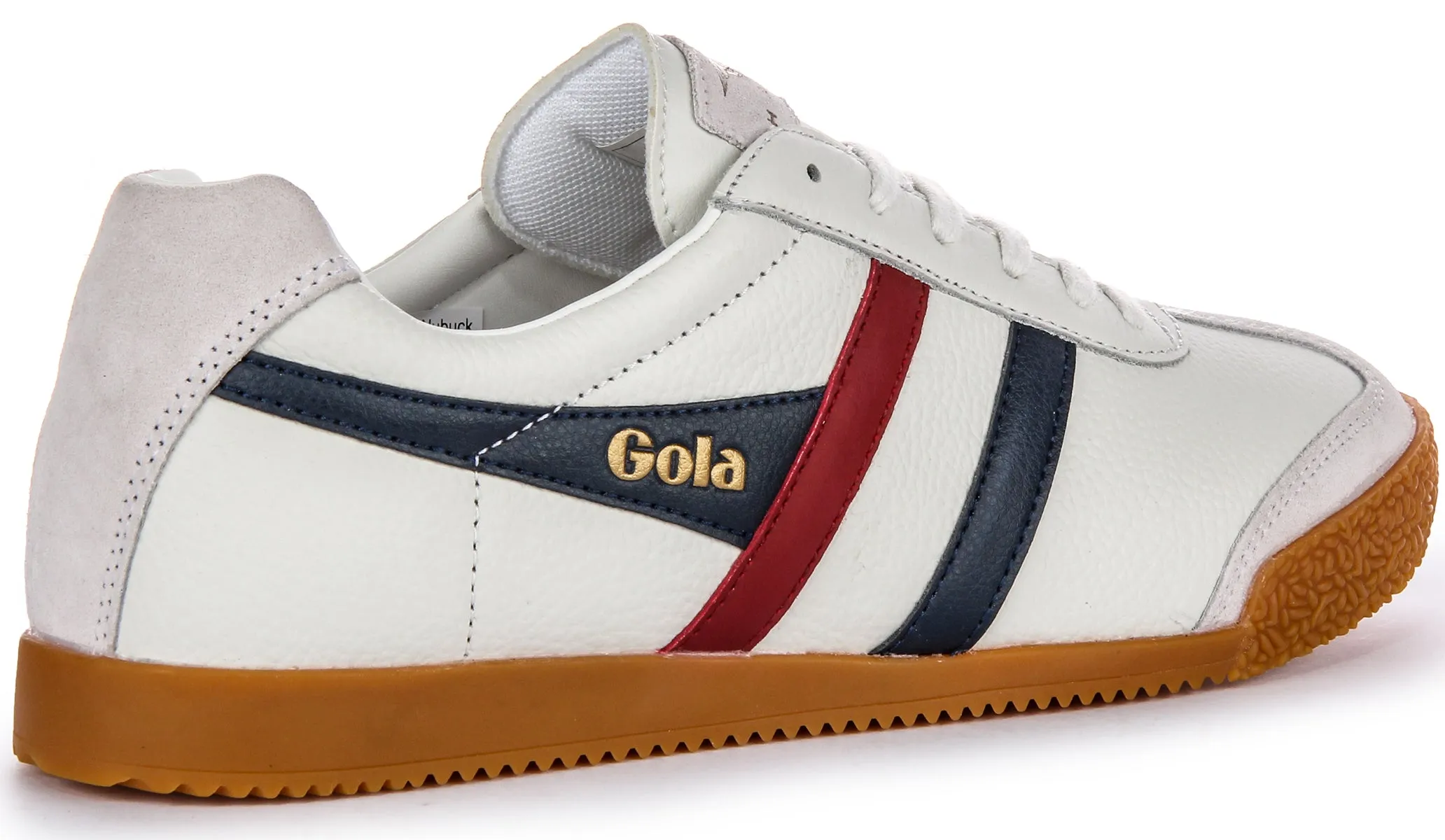 Gola Classics Harrier Leather In White Blu Red For Men