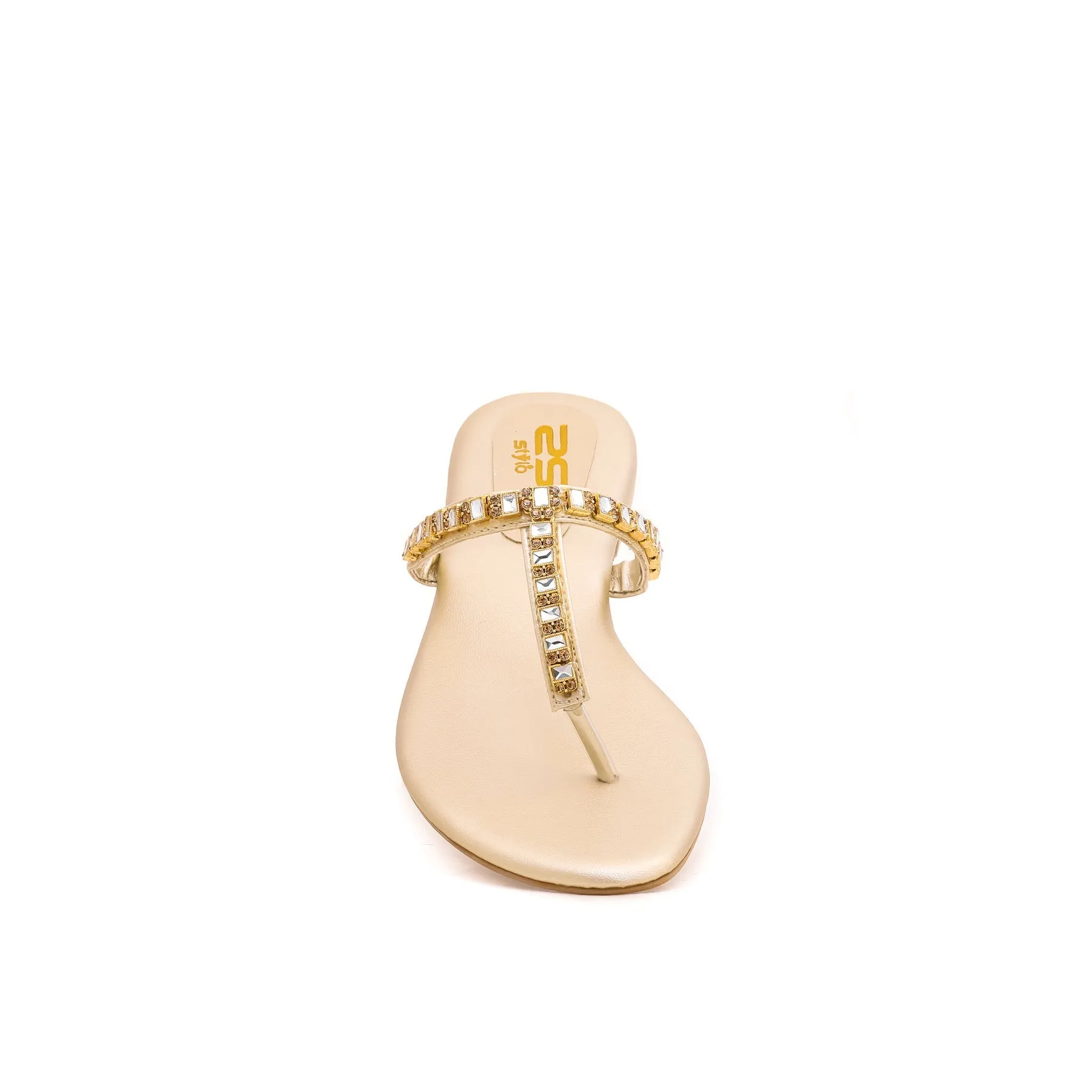 Golden Fancy Chappal FN0648