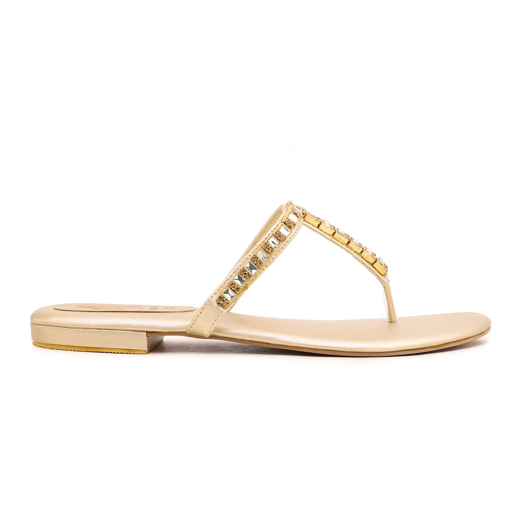 Golden Fancy Chappal FN0648