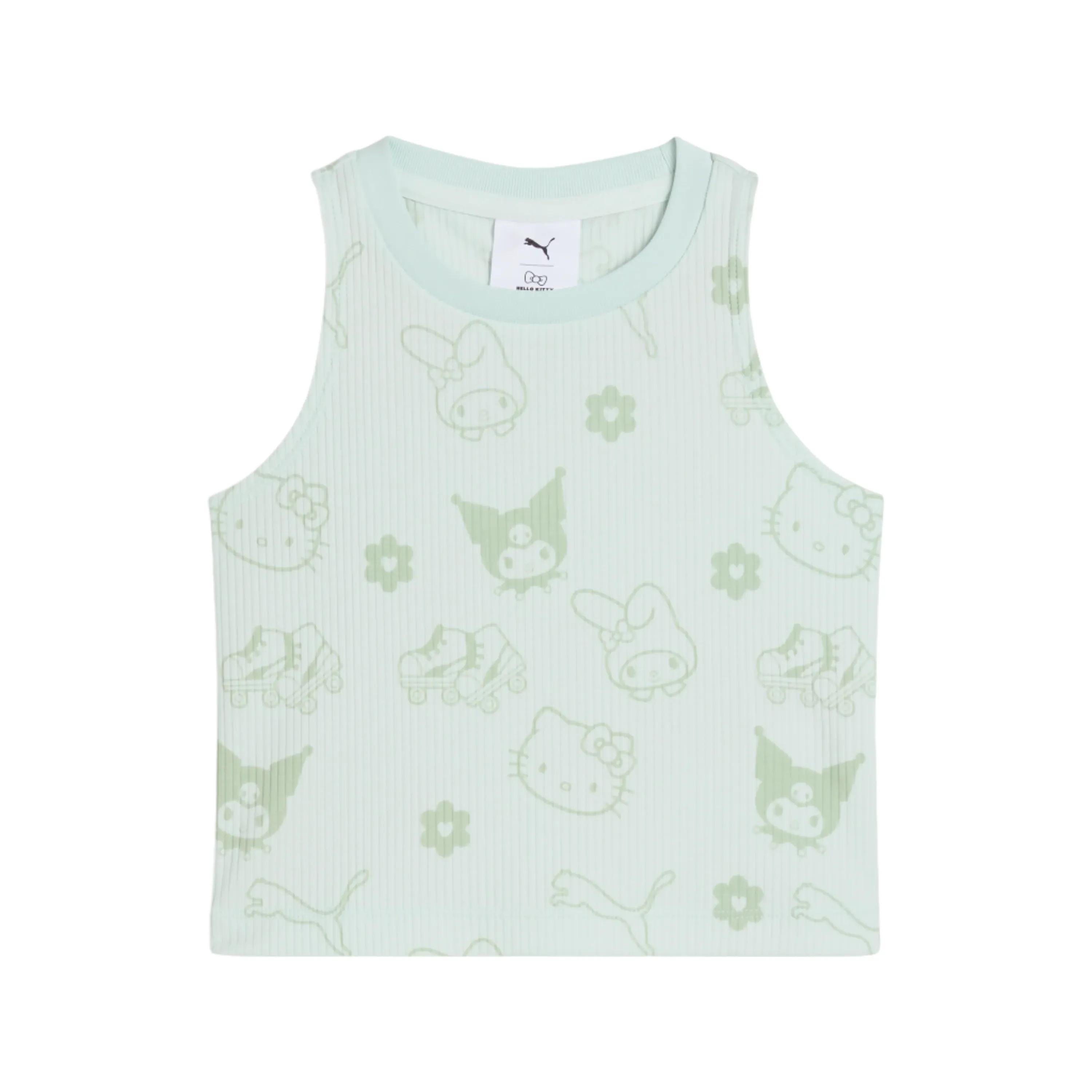 Hello Kitty and Friends x PUMA Kids Ribbed Tank Top (Peaceful Blue)