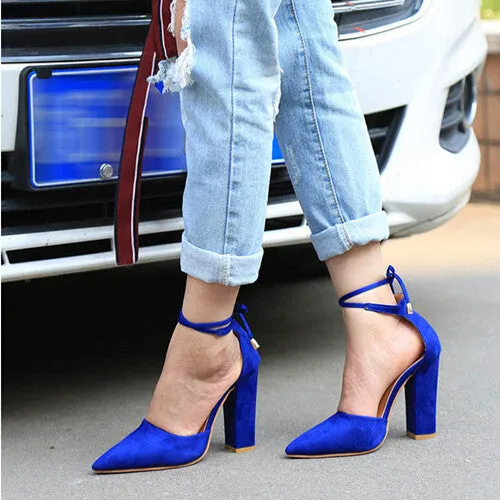 HENGSONG 2017 Sexy Retro High Heels Women's Sandals Summer Shoes Ladies Strappy Pumps Thin Air Heels Woman Lace Up Shoes 911519