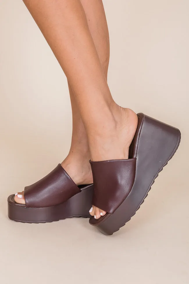 Jaclyn Cocoa Chunky Heels FINAL SALE