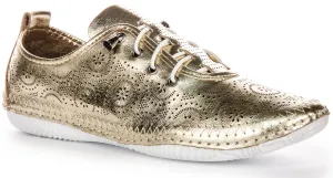 Justinreess England Lacey In Gold For Women