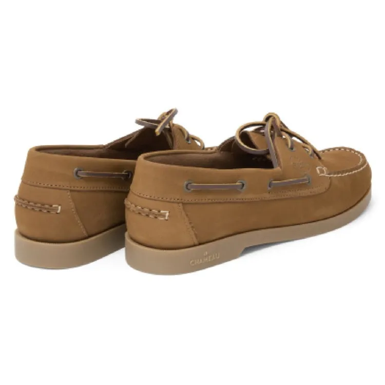 Le Chameau Galion Nubuck Homme Deck Shoes - Tan