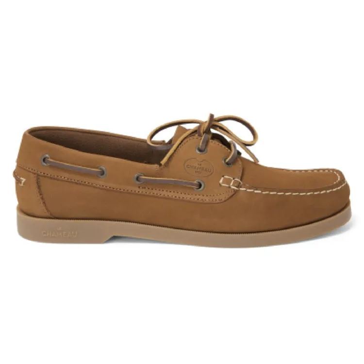 Le Chameau Galion Nubuck Homme Deck Shoes - Tan