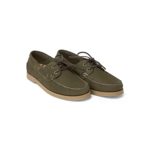 Le Chameau Galion Nubuck Homme Vert Mens Deck Shoe