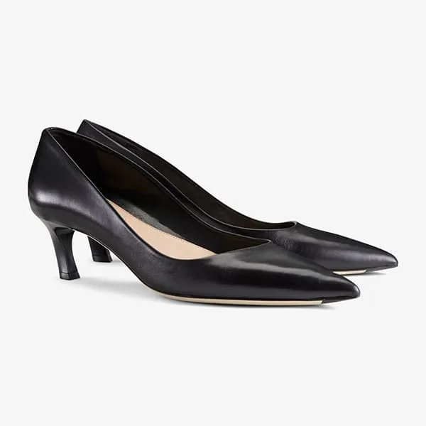 Lillian Pump - Kidskin :: Black