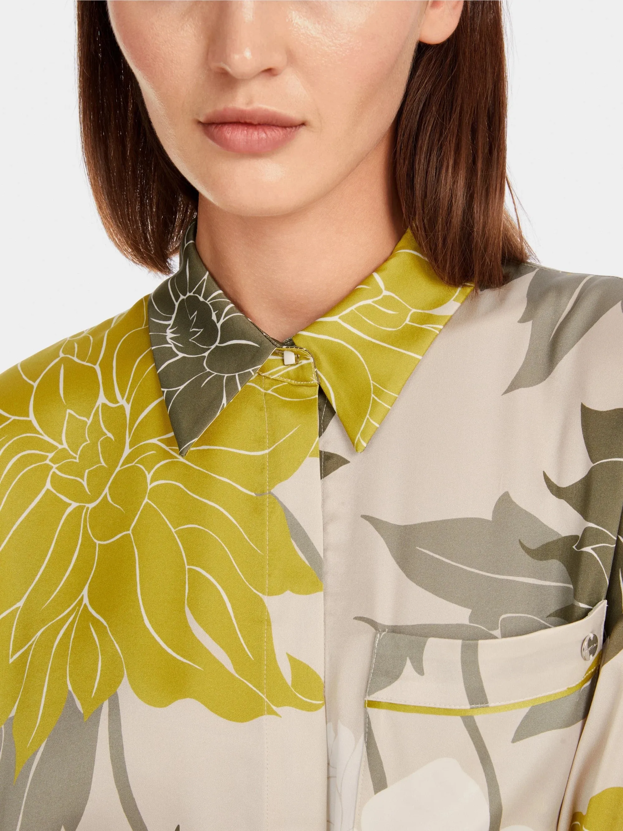 Marc Cain Blouse With Floral Pattern