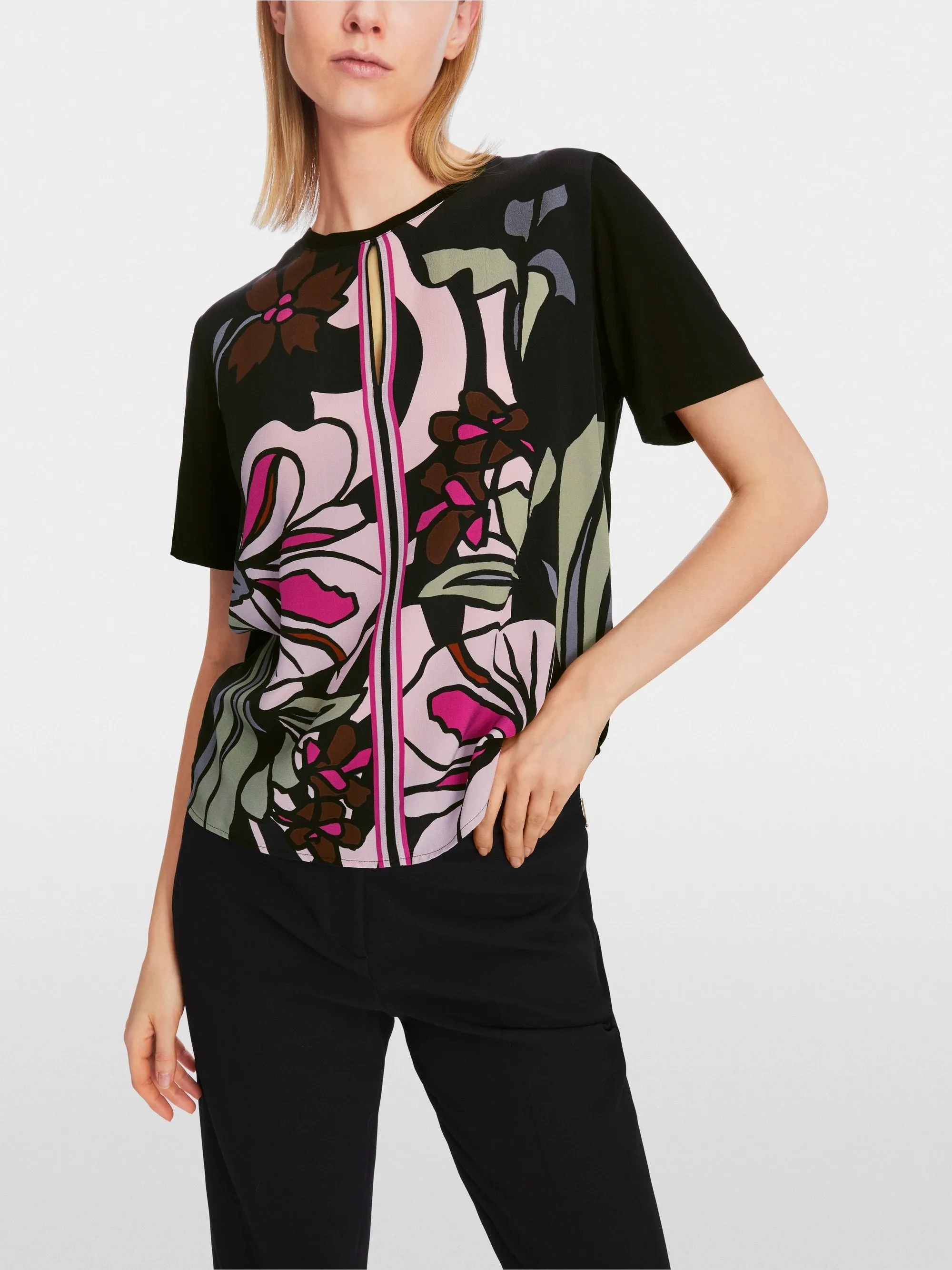 Marc Cain Flower Print T-Shirt