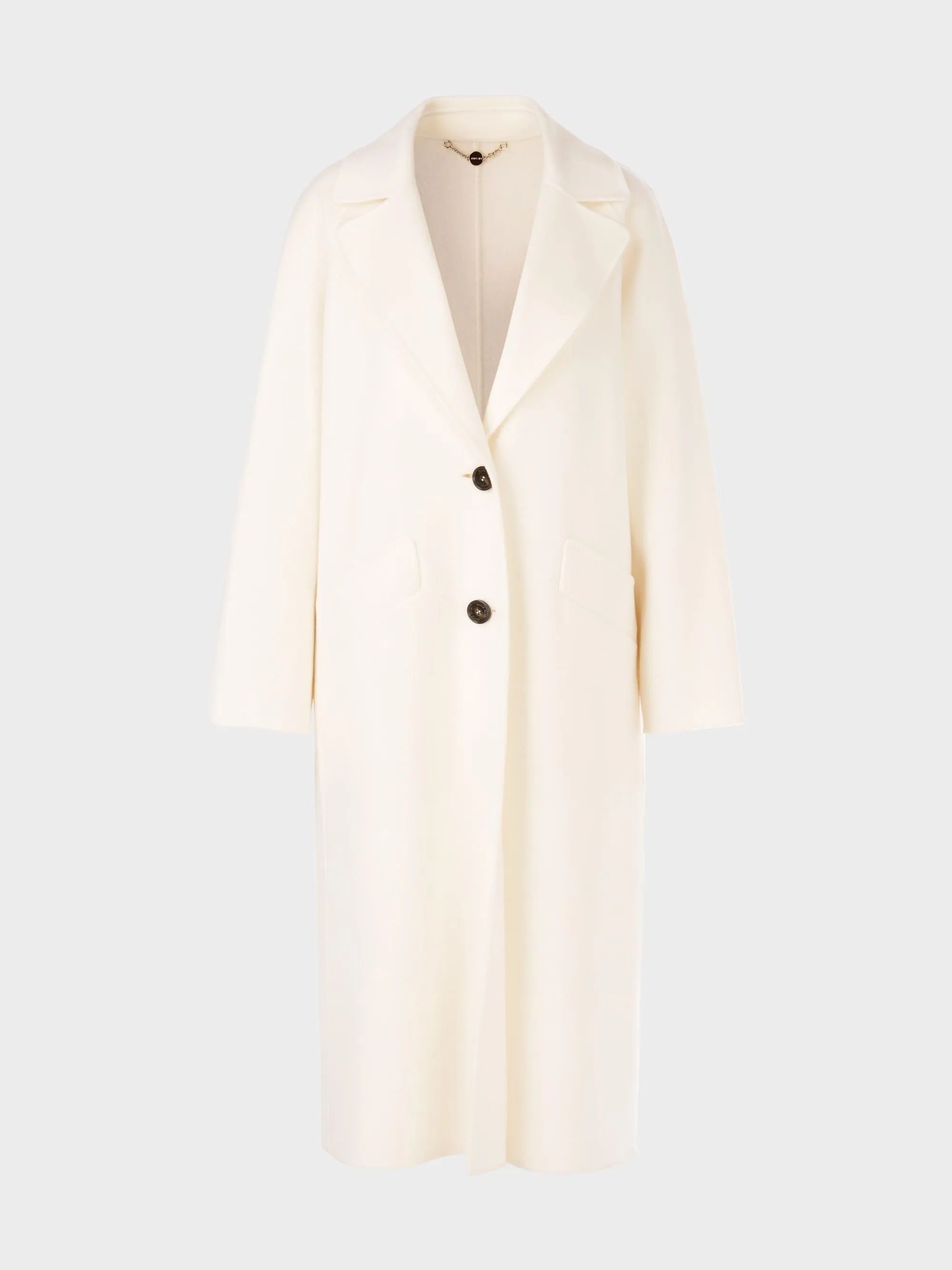 Marc Cain Wool Coat Bright Ecru