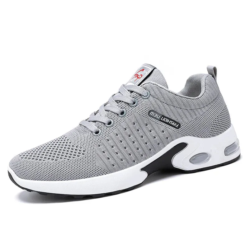 Men's Lightweight Mesh Lace-Up Running Sneakers