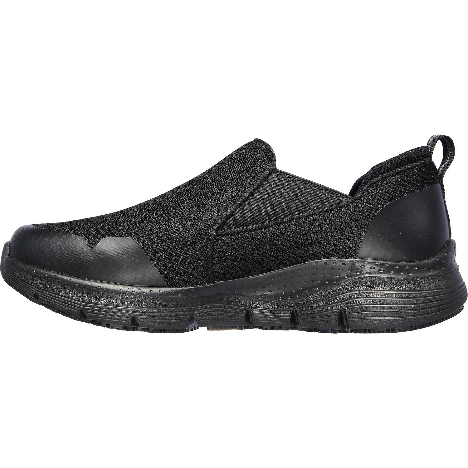 Men's Skechers Arch Fit SR Tineid Black Mesh