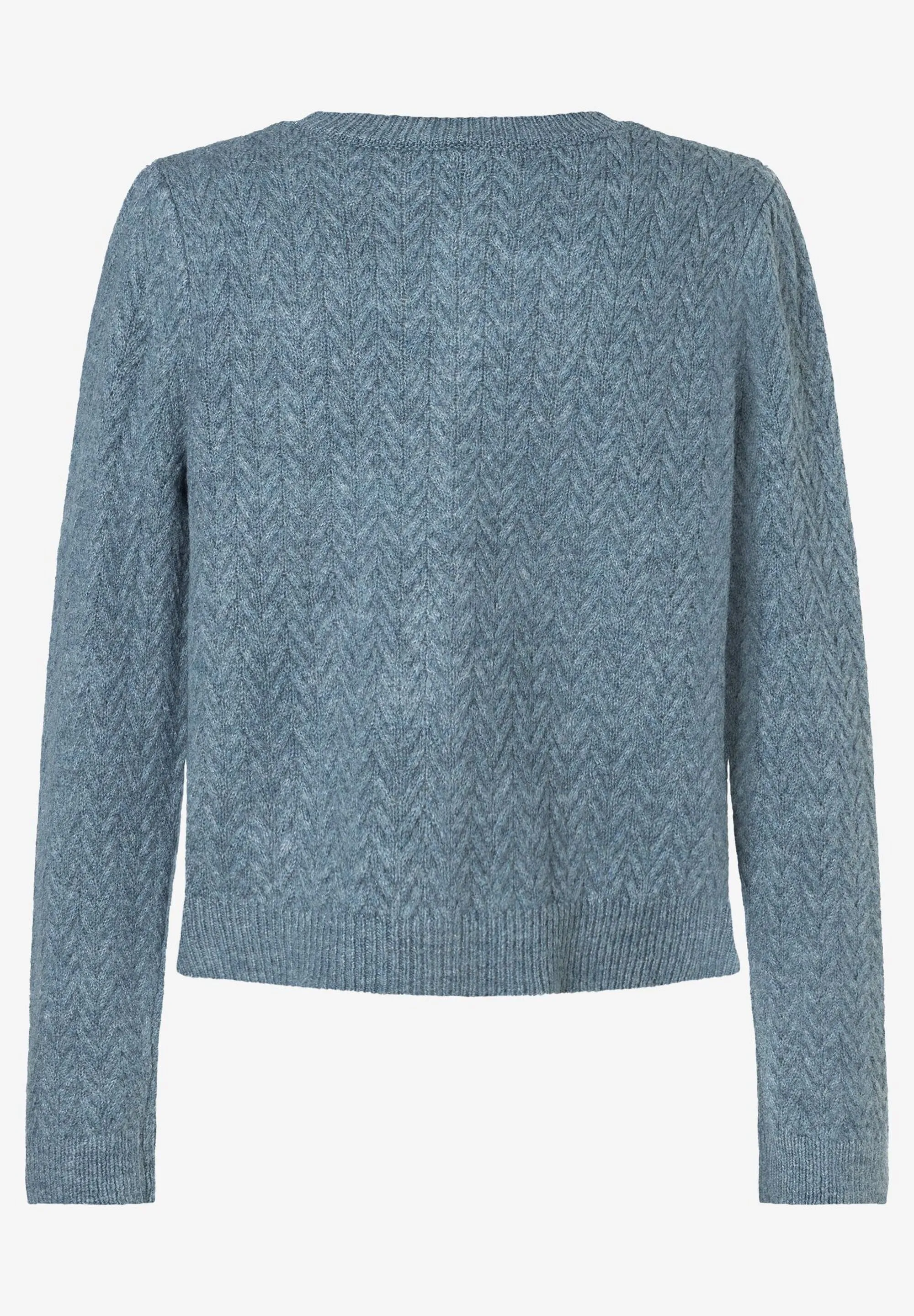 More & More Knit Cardi Grey Blue