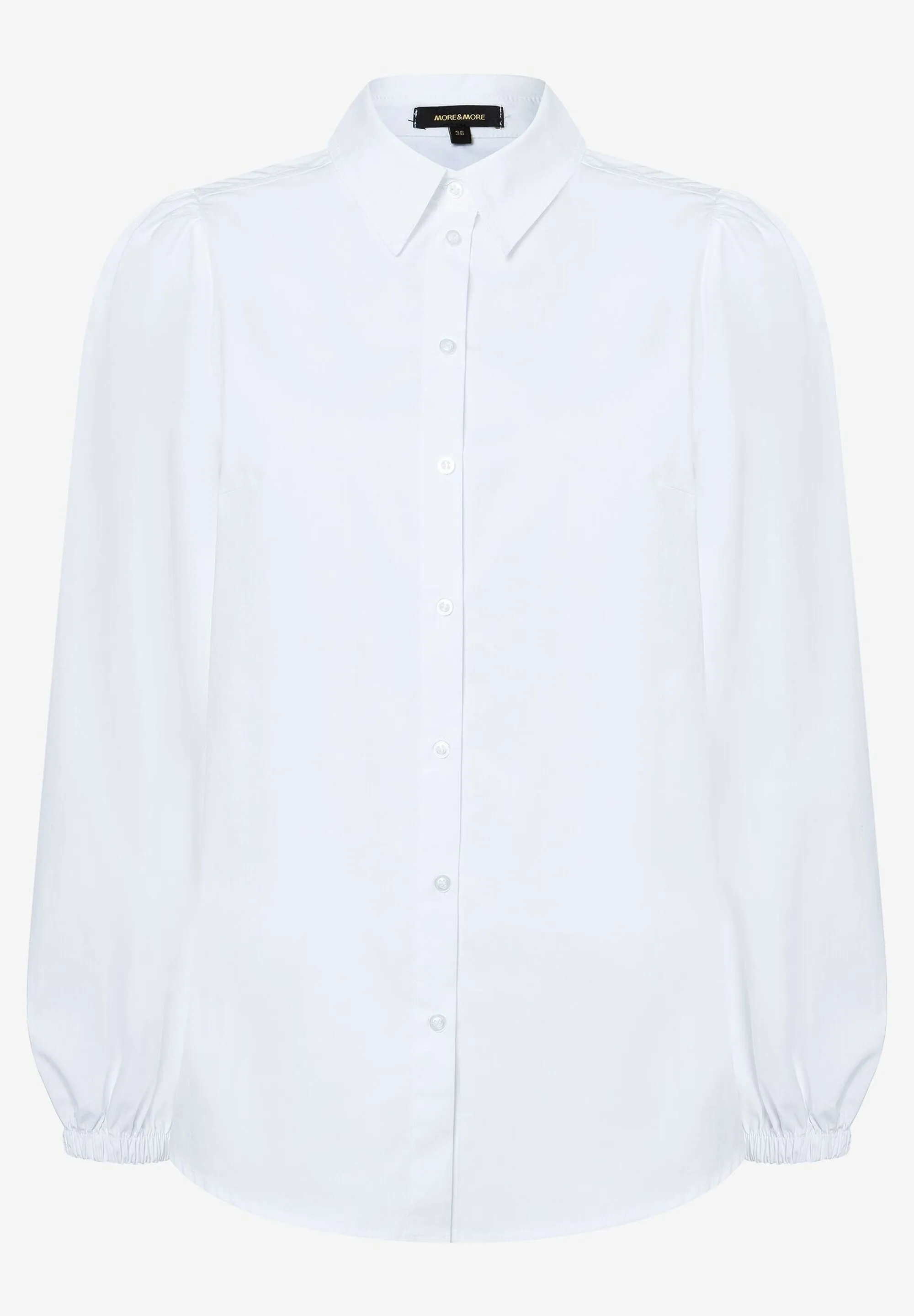 More & More Volume Sleeve Shirt White