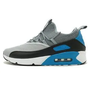 N A M 90 Ez Wolf Grey Cool Grey Laser Blue Black White AO1745 004 Men's Running Shoes