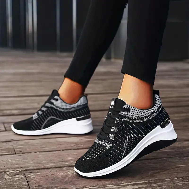 New VGOLS Orthopedic Shoe Women's Breathable Shoes Fashion Sneakers Lightweight Work Shoes Training Sneaker Slip-on Spring Summer Trainers Shoes Jogging Travel Outdoor, Black! Sz 9