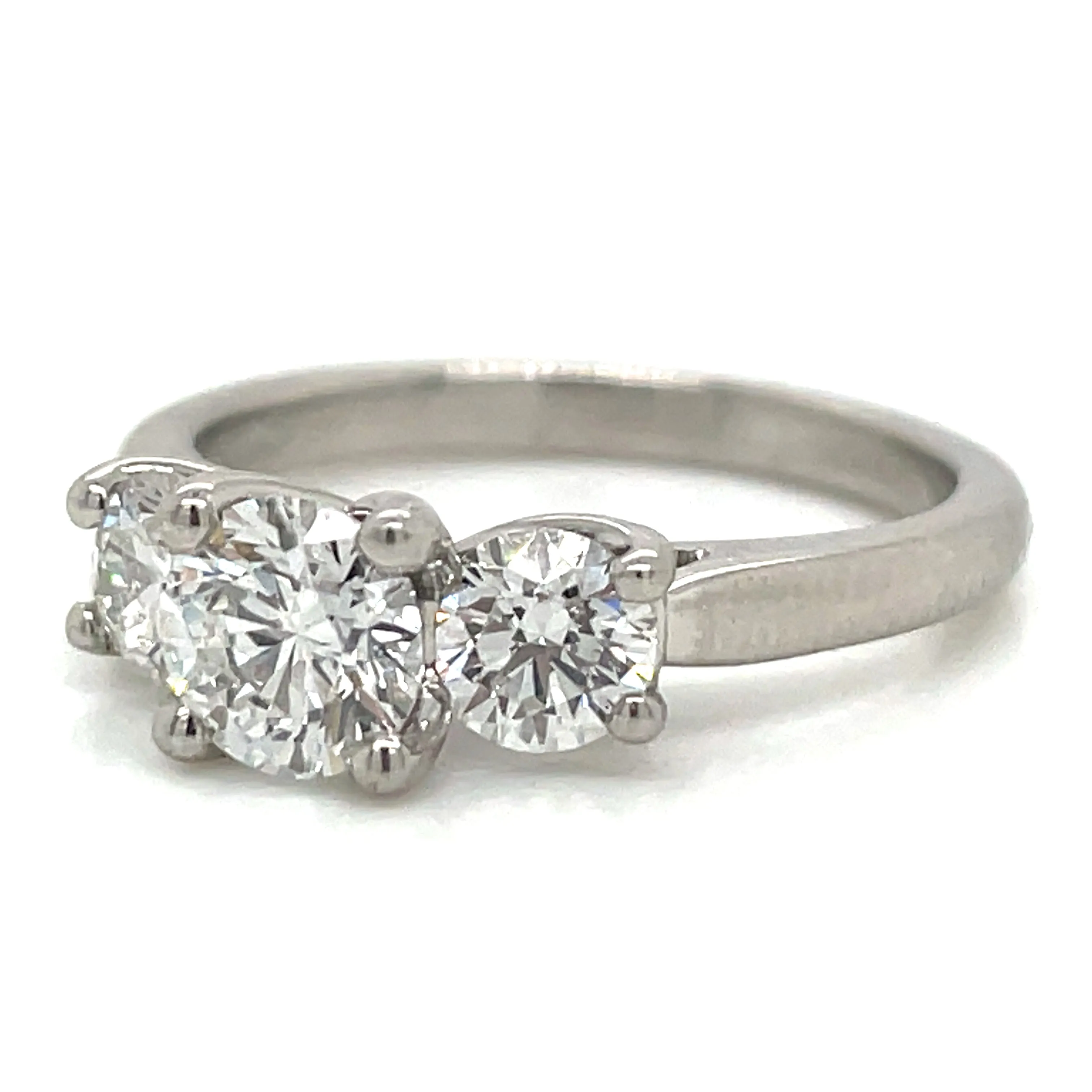 Niamh - Platinum Three Stone 1.30ct Earth Grown Diamond Engagement Ring