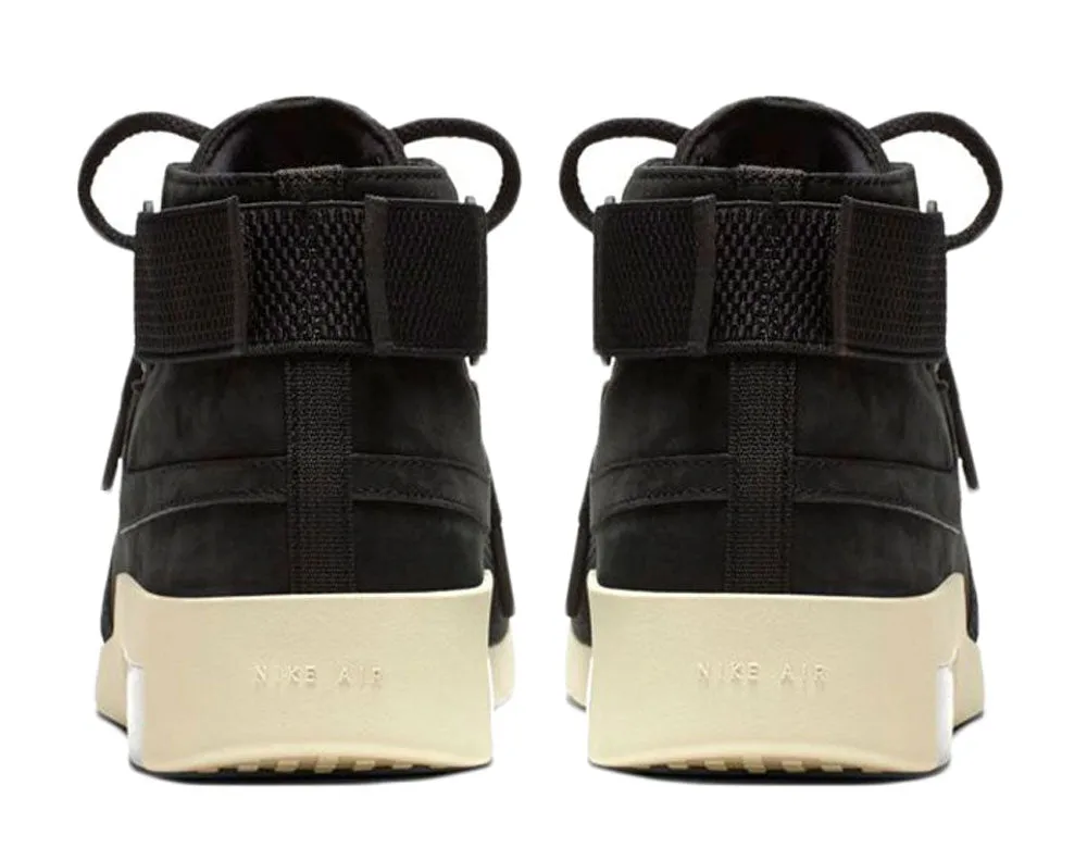 NIKE AIR Fear of God 1 Sneakers, Black/Black-Fossil, M 4.5 / W 6