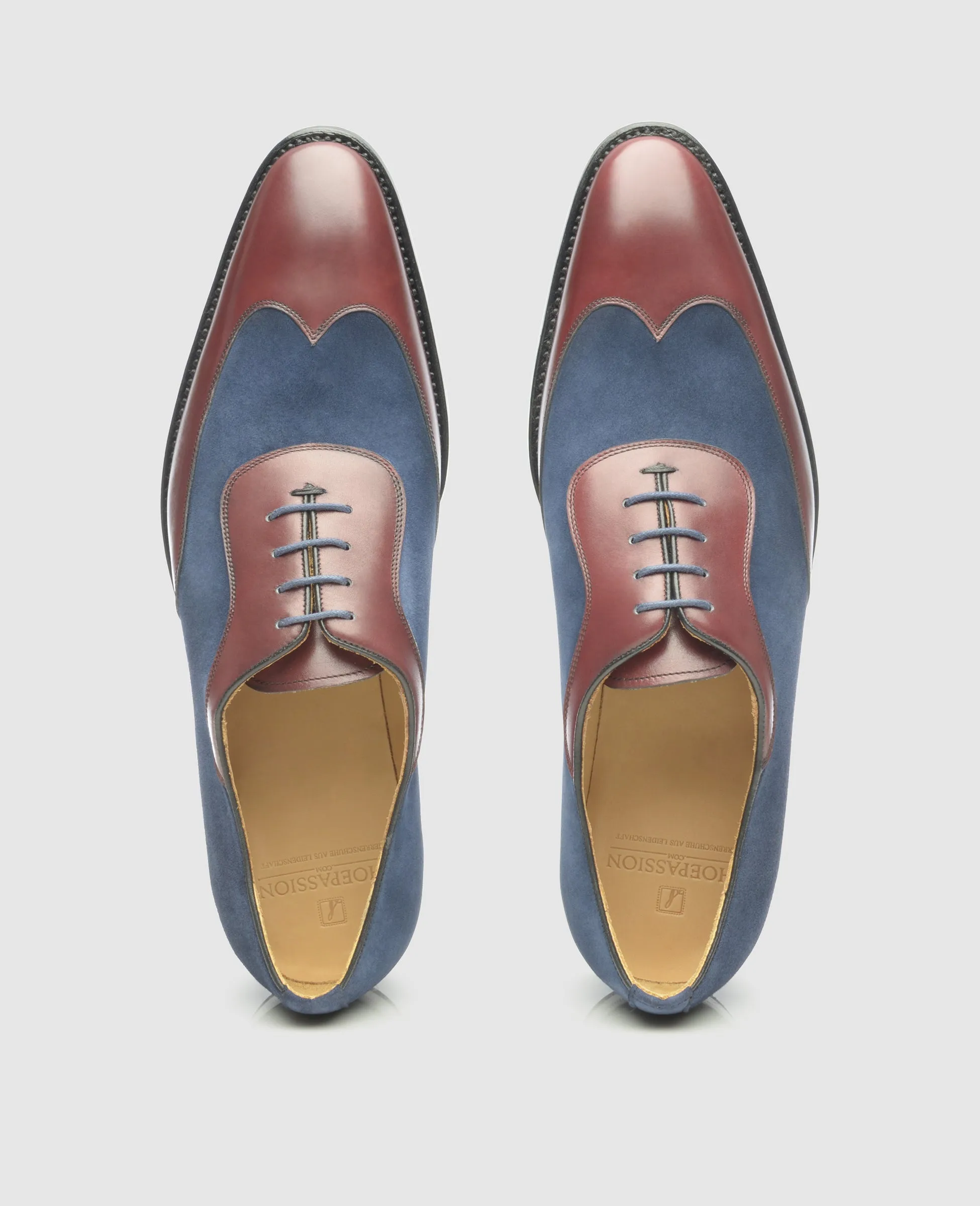 No. 376 - Blue/Bordeaux