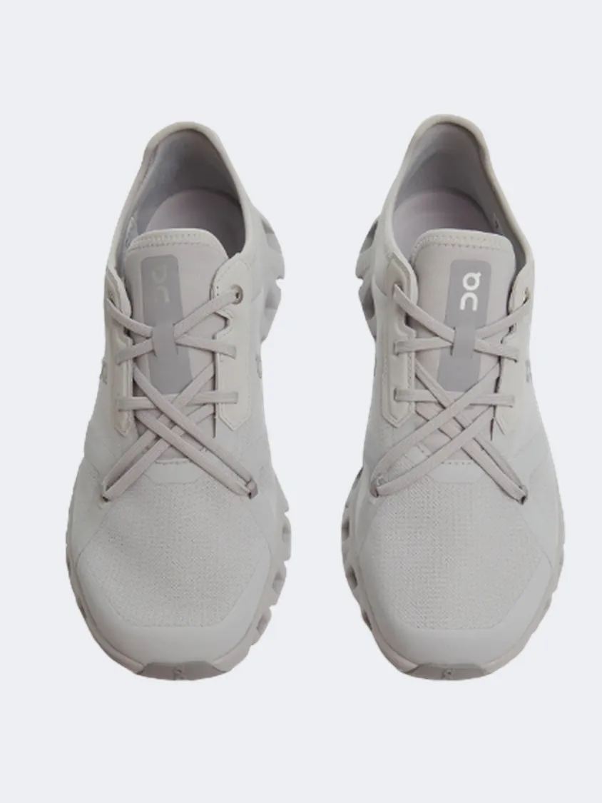 On Cloud X Ad Men Running Shoes Glacier/Alloy